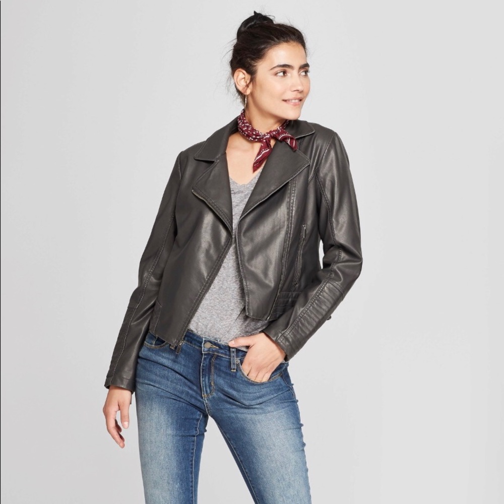 Universal Thread Faux Leather Moto Jacket
